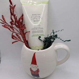 Mary Kay Satin Body Shea Wash in Rae Dunn Mug New 6.5oz Soothing Lather Gift